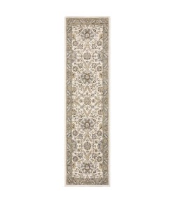 Oriental Weavers Andorra 8918I Stone/ Ivory Area Rug 2 ft. 6 in. X 12 ft. 0 in. Runner