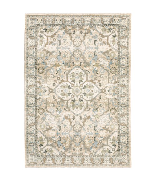 Oriental Weavers Area Rug Andorra 9818G Beige 5' 3" X  7' 3"