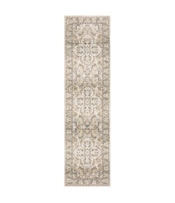 Oriental Weavers Andorra 9818G Beige/ Ivory Area Rug 2 ft. 6 in. X 12 ft. 0 in. Runner