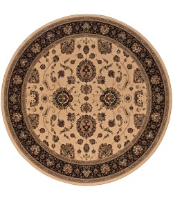 Oriental Weavers Ariana 130/7 Ivory/ Black Area Rug 2 ft. 3 in. X 7 ft. 9 in. Runner