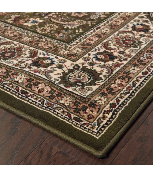 Ariana Area Rug Oriental Weavers Area Rug Ariana 213G8 Green 2' X 3'