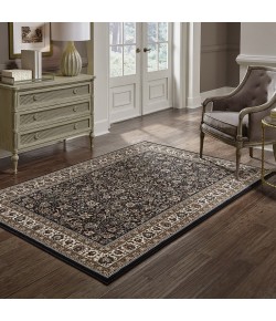 Oriental Weavers Ariana 213K8 Black/ Ivory Area Rug 2 ft. 3 in. X 7 ft. 9 in. Runner