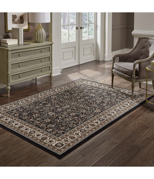 Oriental Weavers Area Rug Ariana 213K8 Black 4' X  6'