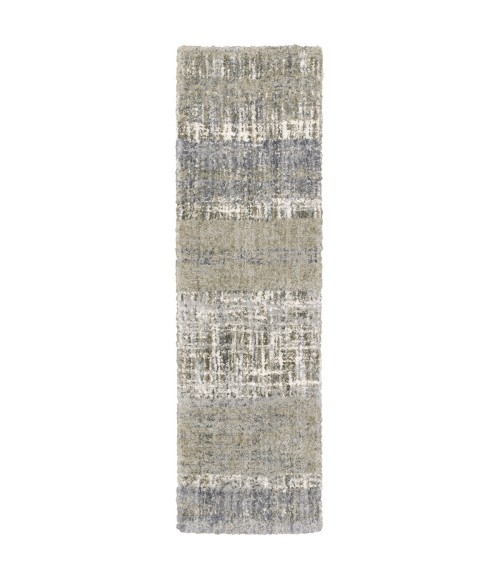 Oriental Weavers Area Rug Aspen 530J9 Grey 2' 3" X  7' 6" Runner
