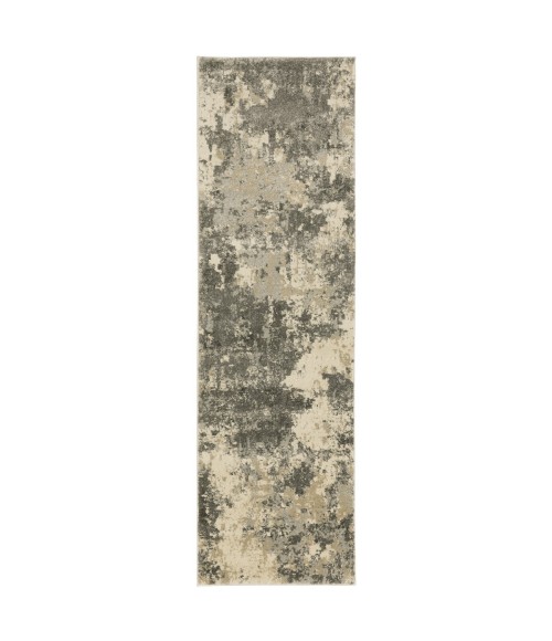 Oriental Weavers Area Rug Astor 7150D Grey 9'10" X 12'10"