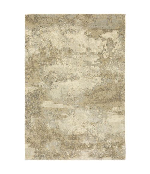 Astor Area Rug Oriental Weavers Area Rug Astor 8322J Gold 9'10" X 12'10"