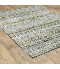 Oriental Weavers Atlas 747B0 Blue/ Green Area Rug 2 ft. 6 in. X 12 ft. 0 in. Runner