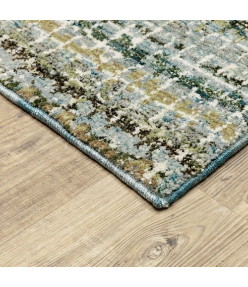 Atlas Area Rug Oriental Weavers Area Rug Atlas 747B0 Blue 6' 7" X 9' 6"