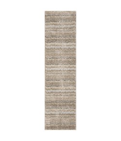 Oriental Weavers Atlas 747E0 Ivory/ Grey Area Rug 2 ft. 3 in. X 8 ft. 0 in. Runner