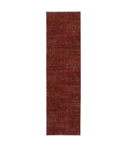 Oriental Weavers Atlas 8033K Red/ Rust Area Rug 2 ft. 6 in. X 12 ft. 0 in. Runner
