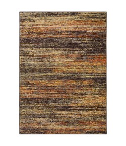 Oriental Weavers Atlas 8037C Gold/ Charcoal Area Rug 1 ft. 10 in. X 3 ft. 2 in. Rectangle
