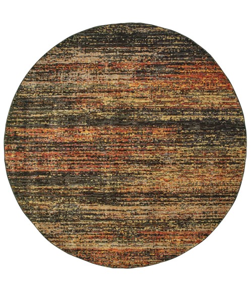 Oriental Weavers Area Rug Atlas 8037C Gold 8' 6" X 11' 7"