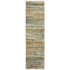 Oriental Weavers Atlas 8037J Gold/ Green Area Rug 2 ft. 6 in. X 12 ft. 0 in. Runner