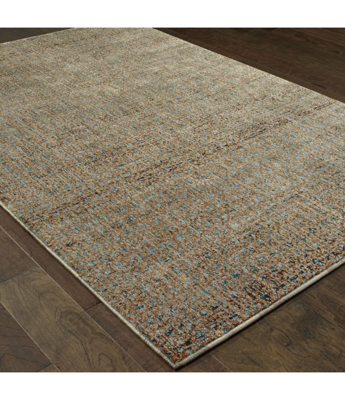 Oriental Weavers Area Rug Atlas 8048B Blue 5' 3" X  7' 3"