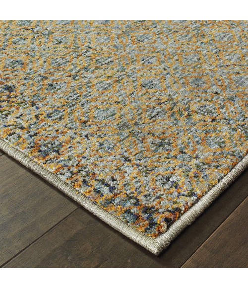 Oriental Weavers Area Rug Atlas 8048B Blue 5' 3" X  7' 3"