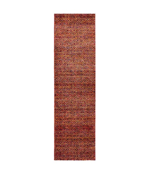 Oriental Weavers Area Rug Atlas 8048K Red 5' 3" X  7' 3"