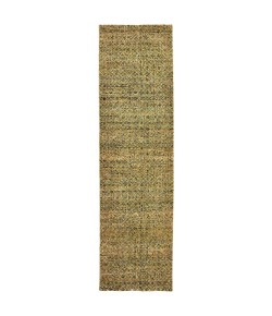Oriental Weavers Atlas 8048P Green/ Gold Area Rug 2 ft. 3 in. X 8 ft. 0 in. Runner