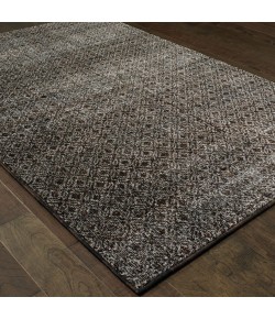 Oriental Weavers Atlas 8048Q Black/ Grey Area Rug 6 ft. 7 in. X 9 ft. 6 in. Rectangle