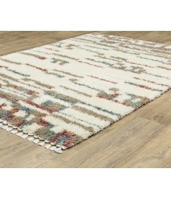 Oriental Weavers Axis Ax06A Ivory/ Multi 6 Ft. 7 In. X 9 Ft. 6 In. Rectangle Rug