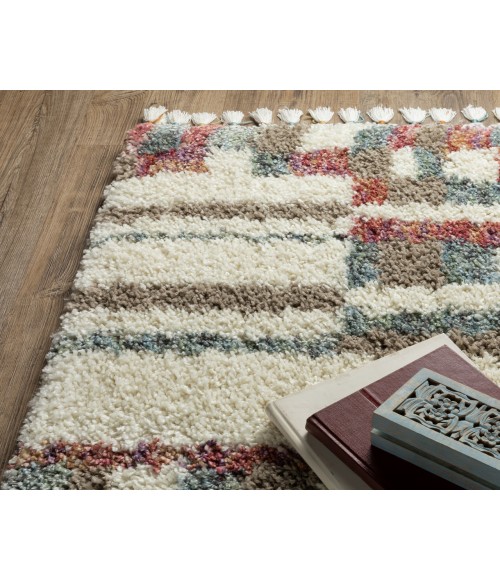 Oriental Weavers AXIS ax06a Ivory/Multi Rug 6' 7X9' 6