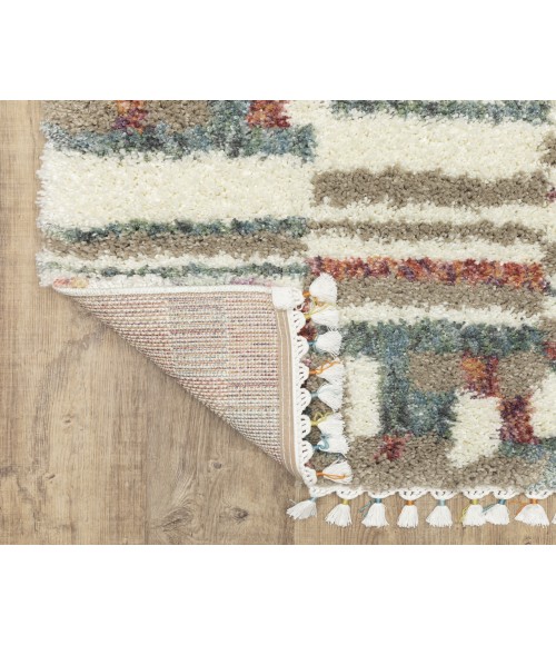 Oriental Weavers AXIS ax06a Ivory/Multi Rug 6' 7X9' 6