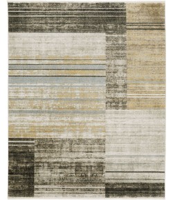 Oriental Weavers Bauer 90N Beige/ Charcoal 2 Ft. 3 In. X 7 Ft. 6 In. Runner Rug