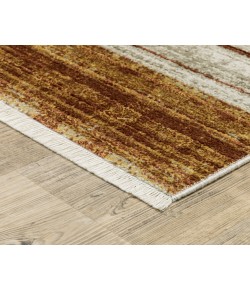 Oriental Weavers Bauer 90R Rust/ Gold 9 Ft.10 In. X 12 Ft.10 In. Rectangle Rug