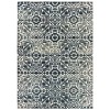 Oriental Weavers Bowen 5506E Navy/ Ivory Area Rug 6 ft. 7 in. X 9 ft. 6 in. Rectangle