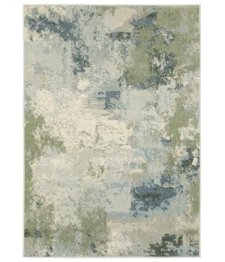 Oriental Weavers Branson Br08A Blue/ Green Area Rug 9 ft. 10 in. X 12 ft. 10 in. Rectangle