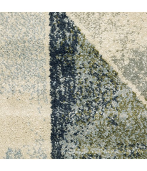 Branson Area Rug Oriental Weavers Area Rug Branson BR10A Blue 7'10" X 10'