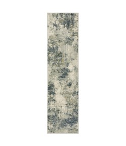 Oriental Weavers Branson Br12A Beige/ Blue Area Rug 1 ft. 10 in. X 7 ft. 3 in. Runner