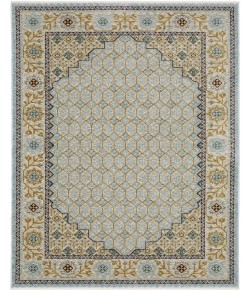 Oriental Weavers Capella Cap02 Blue/ Gold 3 Ft. 3 In. X 5 Ft. Rectangle Rug