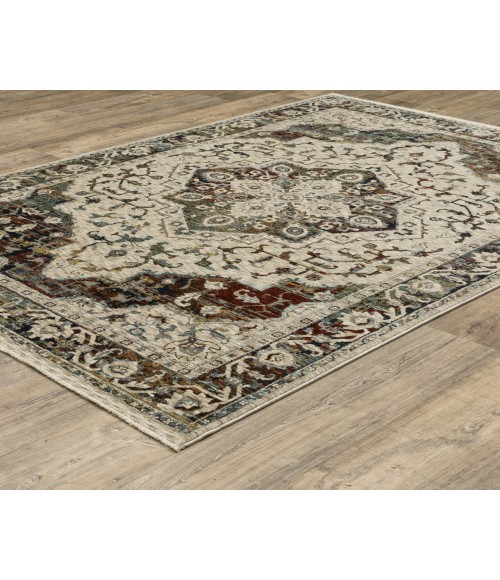 Oriental Weavers CAPELLA cap12 Beige/Multi Rug 3'3X5'