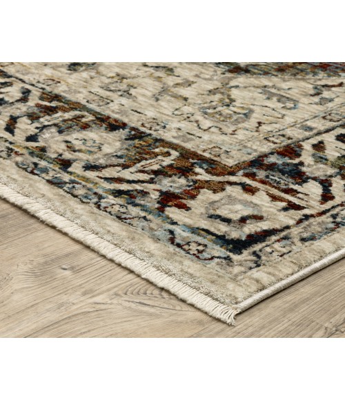 Oriental Weavers CAPELLA cap12 Beige/Multi Rug 3'3X5'