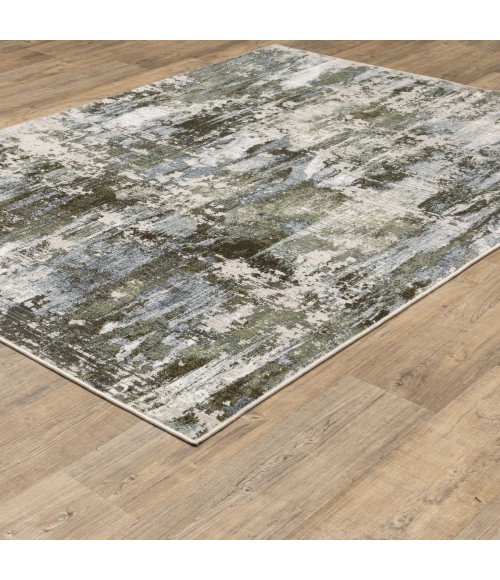 Oriental Weavers Area Rug Caravan 2060F Green 7'10" X 10'10"