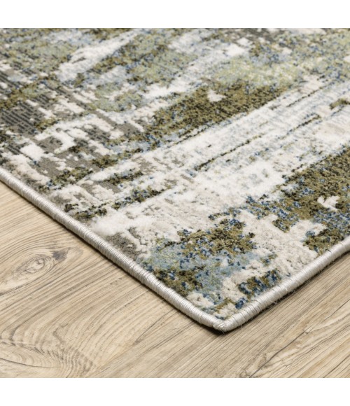 Oriental Weavers Area Rug Caravan 2060F Green 7'10" X 10'10"