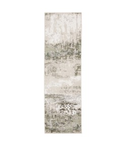 Oriental Weavers Caravan 2061W Beige/ Green Area Rug 2 ft. 3 in. X 7 ft. 6 in. Runner