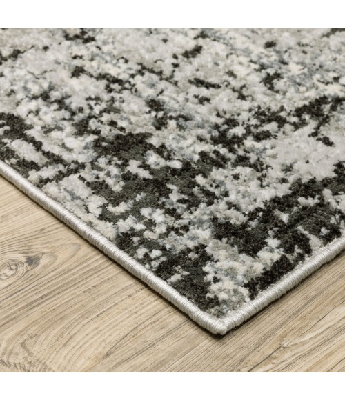 Oriental Weavers Area Rug Caravan 4153Q Grey 6' 7" X  9' 6"