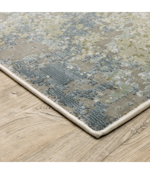 Oriental Weavers Area Rug Caravan 5090E Blue 9'10" X 12'10"