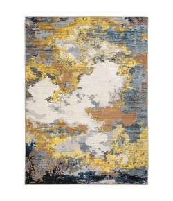 Oriental Weavers Caravan 530V8 Yellow/ Blue Area Rug 5 ft. 3 in. X 7 ft. 6 in. Rectangle