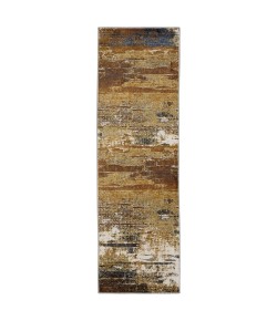 Oriental Weavers Caravan 8020X Gold/ Beige Area Rug 2 ft. 3 in. X 7 ft. 6 in. Runner