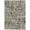 Oriental Weavers Carson 0745C Blue/ Beige Area Rug 3 ft. 10 in. X 5 ft. 5 in. Rectangle
