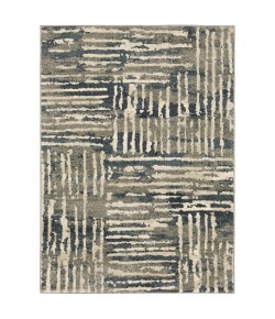 Oriental Weavers Carson 0745C Blue/ Beige Area Rug 9 ft. 10 in. X 12 ft. 10 in. Rectangle