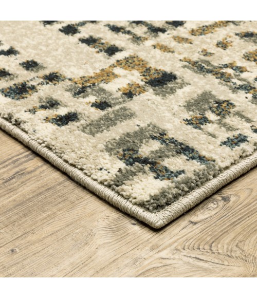 Oriental Weavers Area Rug Carson 0748F Beige 3'10" X  5' 5"
