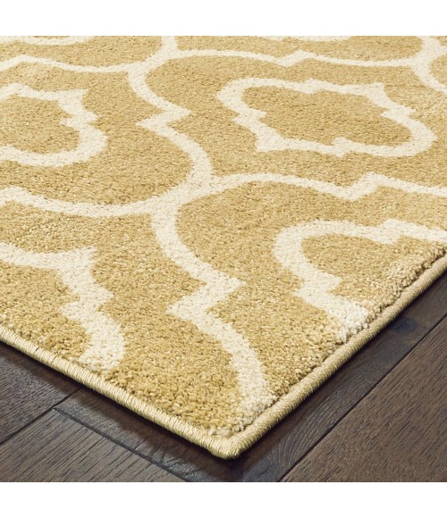 Oriental Weavers Area Rug Carson 9672E Gold 9'10" X 12'10"