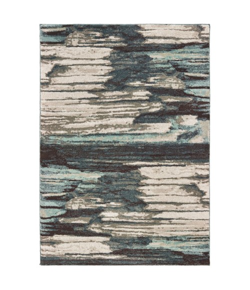 Oriental Weavers Area Rug Carson 9675A Blue 7'10" X 10'