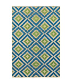 Oriental Weavers Cayman 2063Z Sand/ Blue Area Rug 7 ft. 10 in. X 10 ft. 10 in. Rectangle