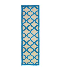 Oriental Weavers Cayman 660L9 Sand/ Blue Area Rug 2 ft. 3 in. X 7 ft. 6 in. Runner
