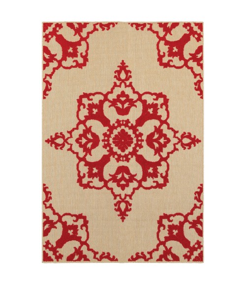 Cayman Area Rug Oriental Weavers Area Rug Cayman 097R9 Sand 5' 3" X 7' 6"