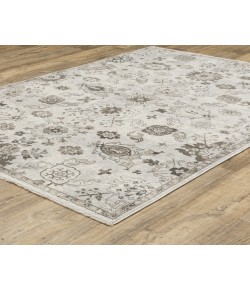 Oriental Weavers Chamberlain Ch06B Ivory/ Grey 2 Ft. 3 In. X 7 Ft. 6 In. Runner Rug